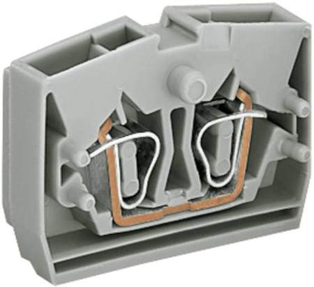 Клемма WAGO 264-321, 2 pin, 0.08мм² - 2.50мм², 800В, 24А, конф: L, (1 шт)