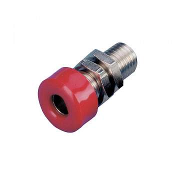 734357, SCHNEPP - Лабораторное гнездо, Ø-контакта: 4 мм, красный : 1 шт.