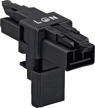 Сетевой распределитель T WAGO 890-615, 2 pin, вилка, 2 x розетка, (1 шт)