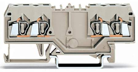 Клемма WAGO 280-995, 4 pin, 0.02мм² - 2.50мм², 550В, 20А, конф: L, (100 шт)