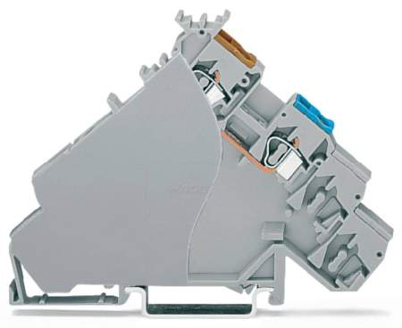 Клемма бесконтактного переключателя WAGO 280-587, 2 pin, 0.08мм² - 2.50мм², 400В, 20А, конф: L, (20 шт)