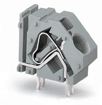 Быстроразъемная клемма WAGO 745-873/006-000, 1 pin, 0.20мм² - 16.00мм², 1000В, CS: 15мм, (100 шт)