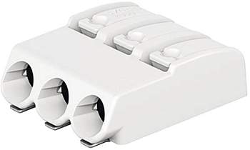 Быстроразъемная клемма WAGO 2060-453/998-404, 3 pin, 0.20мм² - 0.75мм², 160В, 9А, CS: 4мм, (1 шт)