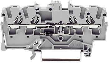 Диодная клемма WAGO 2001-1411/1000-411, 4 pin, 0.25мм² - 2.50мм², 250В, 500мА, конф: L, (1 шт)