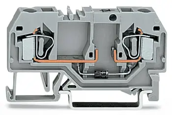 Диодная клемма WAGO 281-915/281-410, 2 pin, 0.08мм² - 4мм², 250В, 500мА, конф: L, (50 шт)
