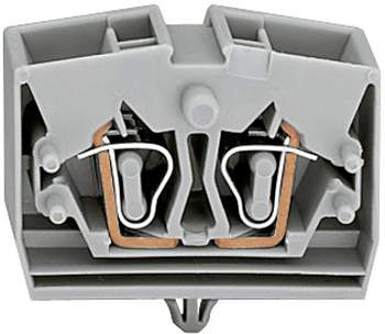 Клемма WAGO 264-344, 4 pin, 0.08мм² - 2.50мм², 800В, 24А, конф: N, (1 шт)