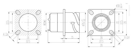 Разъем Weillen WLES25-9501-0382 (Аналог Amphenol MIL-DTL-26482 MS series)