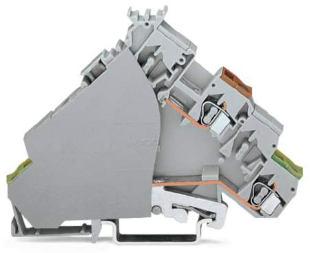 Клемма привода WAGO 280-586, 2 pin, 0.08мм² - 2.50мм², 400В, 20А, конф: L, (50 шт)