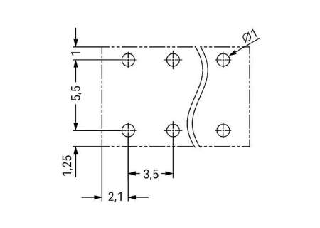 Клемма для печатной платы WAGO 2086-1112, 12 pin, 0.14мм² - 1.50мм², 320В, 17.5А, CS: 3.50мм, (1 шт)