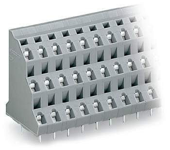 Трехуровневая клемма WAGO 737-558, 24 pin, 0.08мм² - 2.50мм², 630В, CS: 7.50мм, (16 шт)