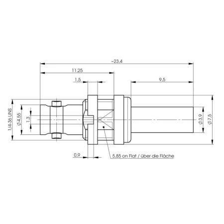 J01291A0021, Telegärtner - BNC-разъем, 75 Ом : 1 шт.