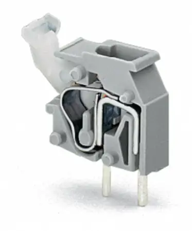 Быстроразъемная клемма WAGO 255-401, 1 pin, 0.08мм² - 2.50мм², 320В, CS: 5мм;5.08мм, (500 шт)