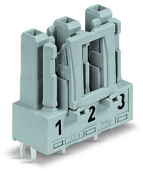 Разъем питания сети WAGO 770-883/082-000, 3 pin, 250В, 25А, (100 шт)