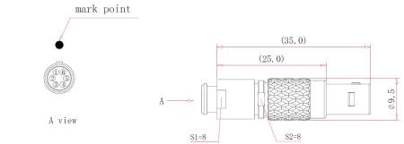 Разъем Weillen WLES13-7302-0113 (Аналог LEMO FGG.0B.306.CAD52Z)