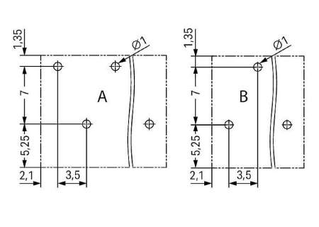 Клемма для печатной платы WAGO 2086-1225/300-000, 5 pin, 0.14мм² - 1.50мм², 630В, 17.5А, CS: 3.50мм, (1 шт)