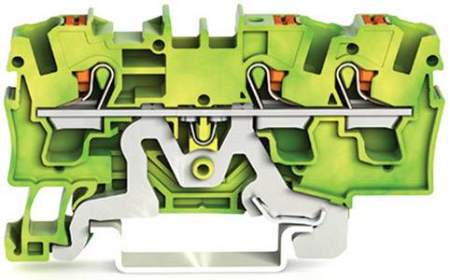 PG клемма WAGO 2204-1307, 3 pin, 0.50мм² - 6мм², 32А, (50 шт)