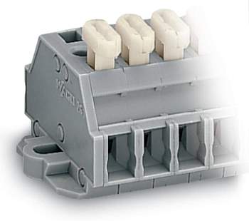 Клеммная колодка WAGO 261-423/331-000, 6 pin, 0.08мм² - 2.50мм², 500В, 24А, конф: L, (100 шт)