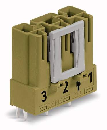 Разъем питания сети WAGO 770-873/073-000, 3 pin, 250В, 25А, (100 шт)