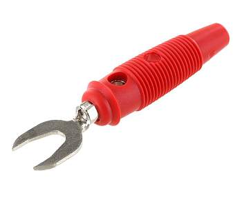 Jack разъем SKS Hirschmann 930585101, KB 3, 2.50мм², 30В, 30А, частично изолированный, красный, (1 шт)