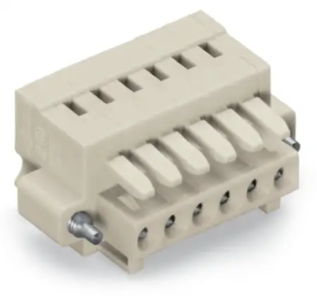 Розетка для подключения кабеля WAGO 734-109/107-000, 9 pin, 0.08мм² - 1.5мм², 300В, 10А, CS: 3.50мм, (50 шт)