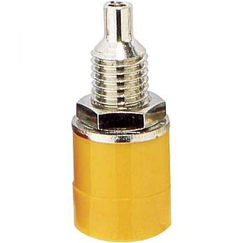 Лабораторное гнездо TRU Components 1582236, Ø-контакта: 4 мм, желтый : 1 шт.