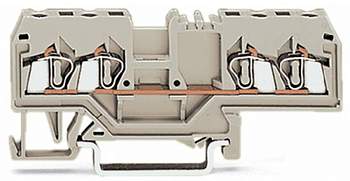 Клемма WAGO 280-999, 4 pin, 0.20мм² - 2.50мм², 550В, 20А, конф: L, (100 шт)