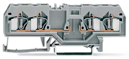 Клемма WAGO 281-656, 4 pin, 0.08мм² - 4мм², 400В, 10А, конф: L, (50 шт)