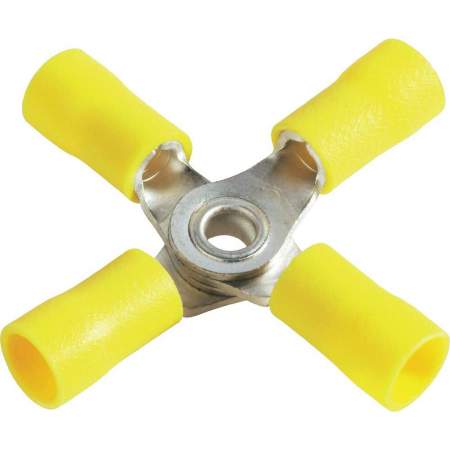 Наконечник кольцевой 6 мм² Ø=4 мм, желтый, Vogt Verbindungstechnik 3655a4 1 шт.