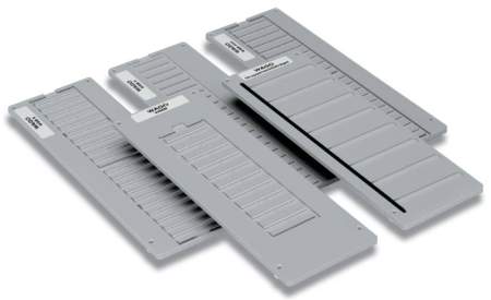 Пластины дя маркерных карт WAGO 258-410, (1 шт)