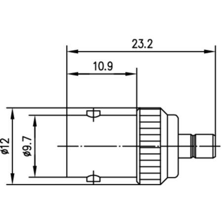 J01008F0033, Telegärtner - Коаксиальный BNC-разъем - SMB-разъем : 1 шт.