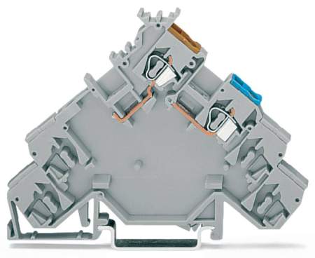 Клемма бесконтактного переключателя WAGO 280-584, 2 pin, 0.08мм² - 2.50мм², 400В, 20А, конф: L, (10 шт)