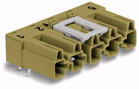 Разъем питания сети WAGO 770-875/011-000/073-000, 5 pin, 400В, 25А, (50 шт)