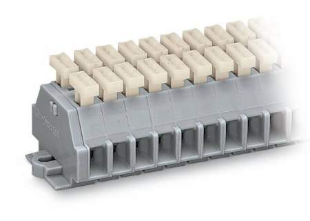 Клеммная колодка WAGO 261-102/341-000, 4 pin, 0.08мм² - 2.50мм², 500В, 24А, конф: L, (100 шт)