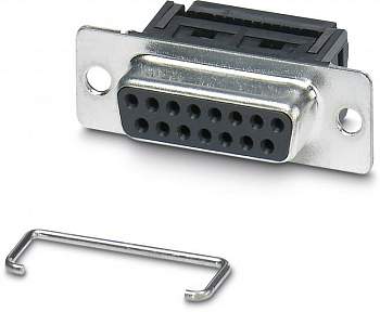 D-SUB промышленная упаковка контактных вставок PHOENIX CONTACT VS-15-BU-DSUB-FK содержит: 10 шт.