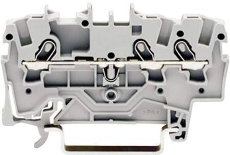 Клемма WAGO 2001-1301, 3 pin, 0.25мм² - 2.50мм², 800В, 18А, конф: L, (1 шт)