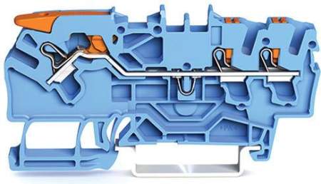 Клемма WAGO 2102-5304, 3 pin, 0.25мм² - 4мм², 24А, (50 шт)