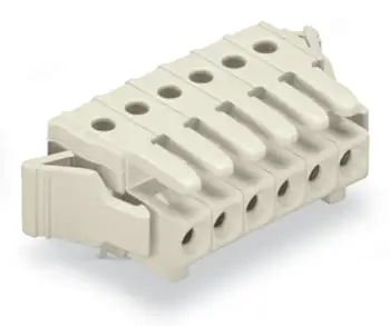 Розетка для подключения к печатной плате WAGO 734-537/037-000, 7 pin, 160В, 10А, CS: 3.50мм, (50 шт)