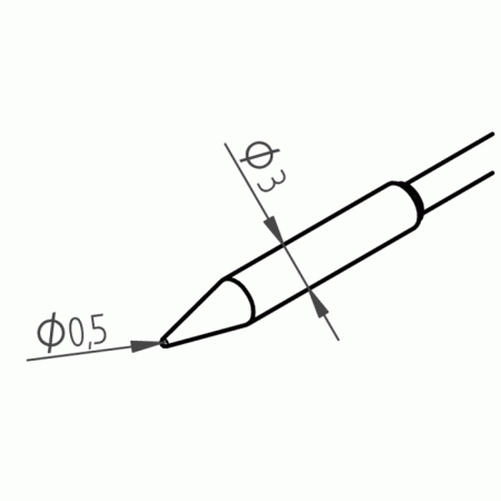 Наконечник для распайки Ersa 0462PDLF005 