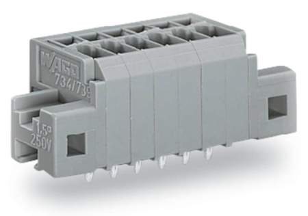 Быстроразъемная клемма WAGO 739-308/001-000, 8 pin, 0.08мм² - 1.50мм², 160В, CS: 3.50мм, (160 шт)