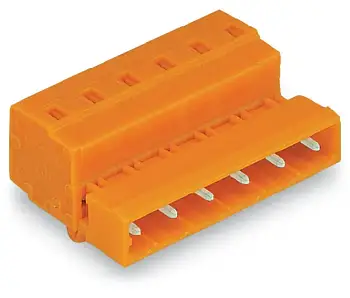 Штифтовая планка WAGO 731-637/018-000, 7 pin, 0.08мм² - 2.50мм², 630В, 12А, CS: 7.62мм, (50 шт)