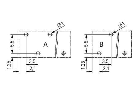 Клемма для печатной платы WAGO 2086-1128, 8 pin, 0.14мм² - 1.50мм², 630В, 17.5А, CS: 3.50мм, (1 шт)