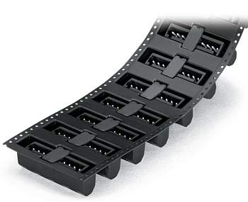 Штифтовая планка WAGO 734-238/105-604/997-407, 8 pin, 160В, 10А, CS: 3.81мм, (200 шт)