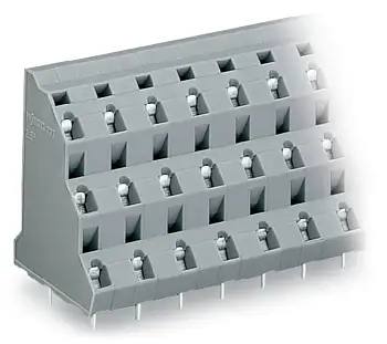 Трехуровневая клемма WAGO 737-754, 12 pin, 0.08мм² - 2.50мм², 1000В, CS: 10мм, (28 шт)