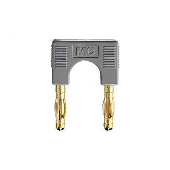 24.0020-28, Stäubli EK-400 - Испытательный штекер, Ø-контакта: 4 мм, серый : 1 шт.