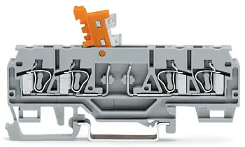 N клемма WAGO 280-881, 4 pin, 0.08мм² - 2.50мм², 400В, 16А, конф: L, (50 шт)