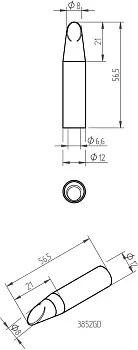 Паяльное жало Ersa 0852GD 