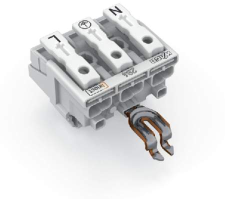 Разъем питания сети WAGO 294-8313, 3 pin, 0.5мм² - 2.5мм², 24А, (500 шт)