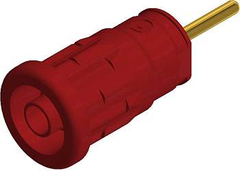 972363101, SKS-HIRSCHMANN SEP 2630 S1,9 - Лабораторное гнездо, Ø-контакта: 4 мм, красный : 1 шт.