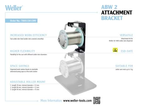 Подставка для катушки припоя Weller T0051301399 