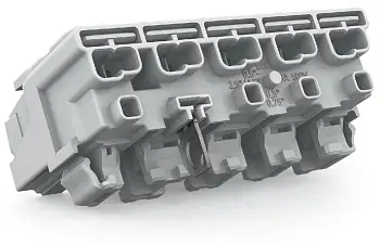 Разъем питания сети WAGO 294-8135, 5 pin, 0.5мм² - 2.5мм², 24А, (250 шт)